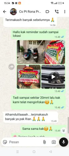 Testimonial Papan Bunga canggu